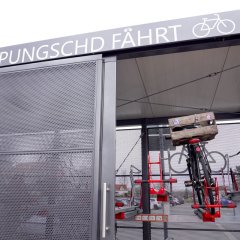 Neue Fahrrad-Schließanlage am Bahnhof Pfungstadt Neue Fahrrad-Schließanlage am Bahnhof Pfungstadt