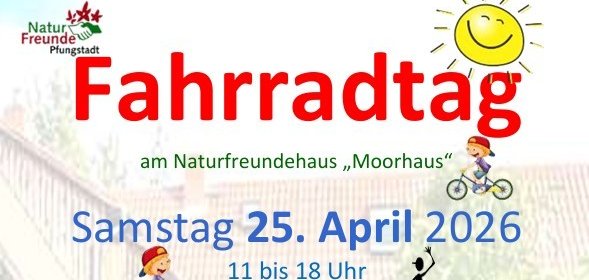 Plakat Fahrradtag 2026 am Moorhaus