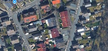 Vorübergehendes Halteverbot wegen Erneuerung von Parkplatzmarkierungen am 4 Straßenkartenausschnitt
